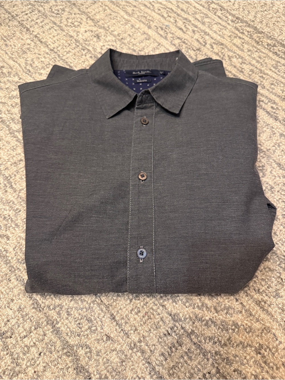 Paul Smith Dark Charcoal Button-Down Shirt